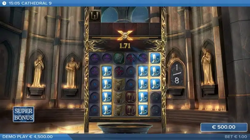 Cathedral 9 slot screenshot 3