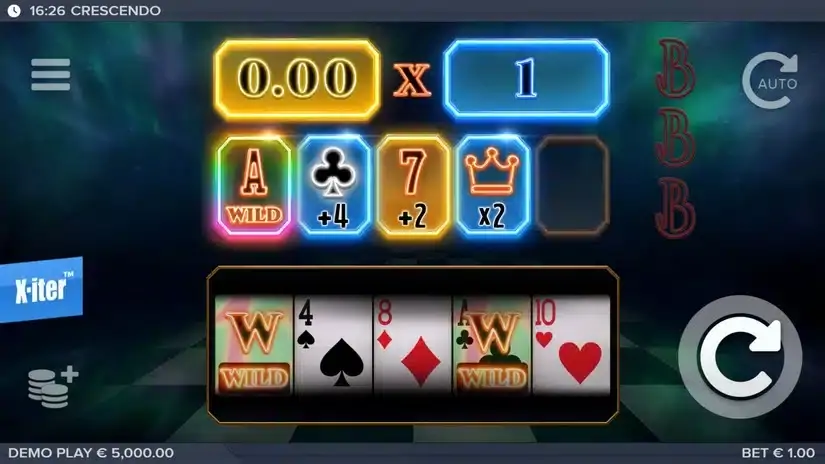 Crescendo slot screenshot 