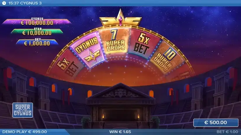 Cygnus 3 slot screenshot 3