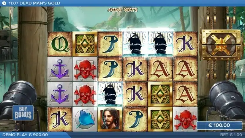 Dead Man’s Gold slot screenshot 3