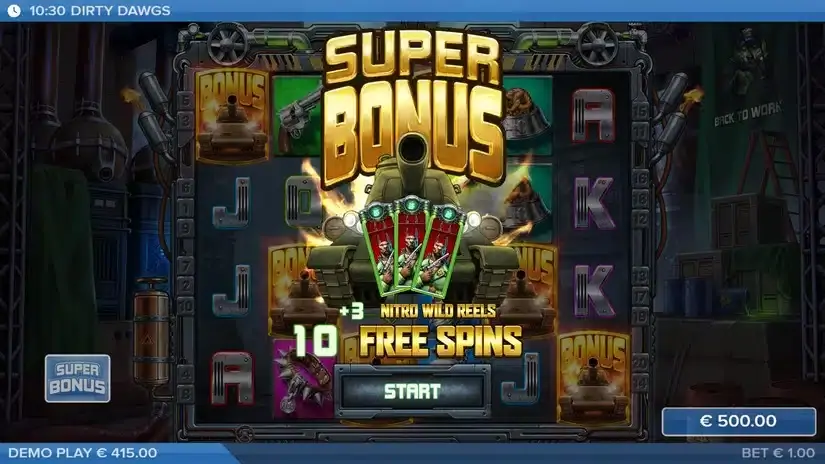 Dirty Dawgs of Nitropolis slot screenshot 4