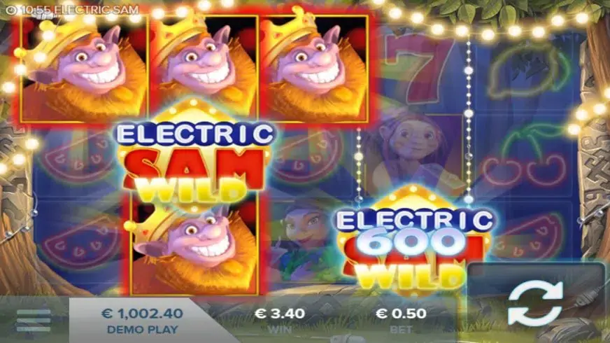 Electric Sam slot screenshot 2