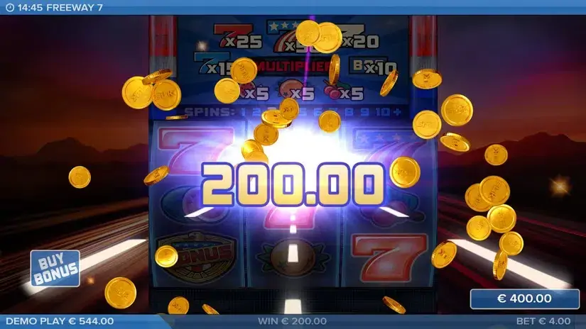 Freeway 7 slot screenshot 