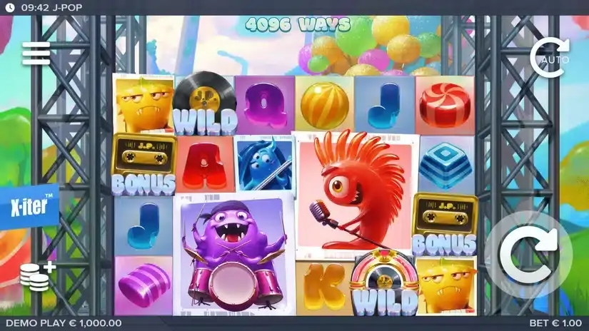 J-POP slot screenshot 