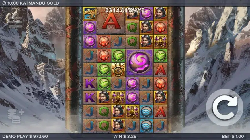 Katmandu Gold slot screenshot 3