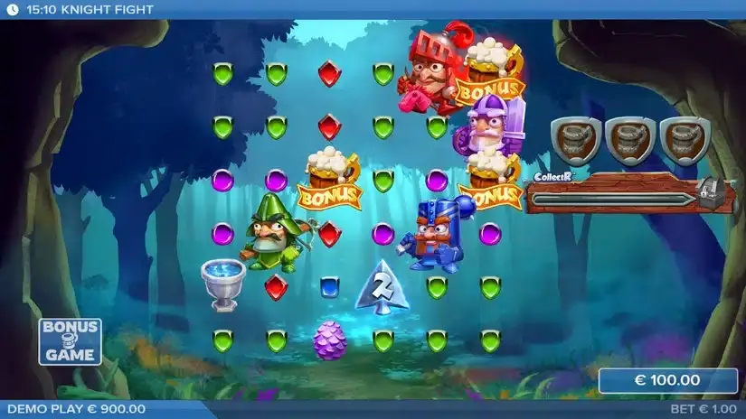 Knight Fight slot screenshot 2