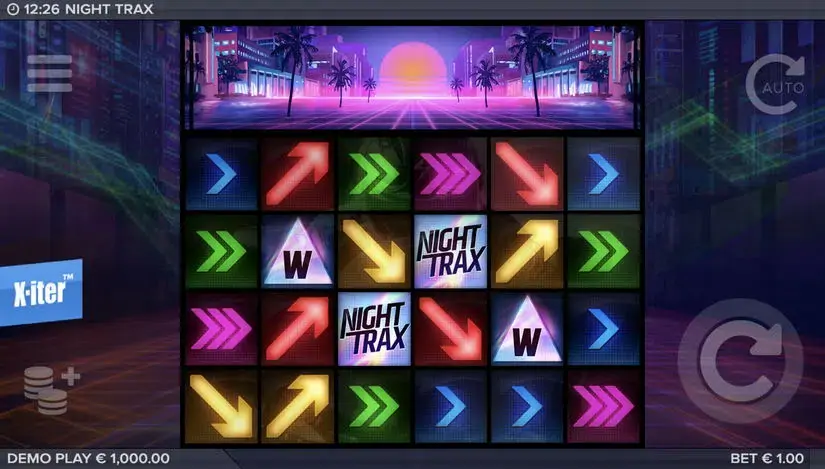 Night Trax slot screenshot 1