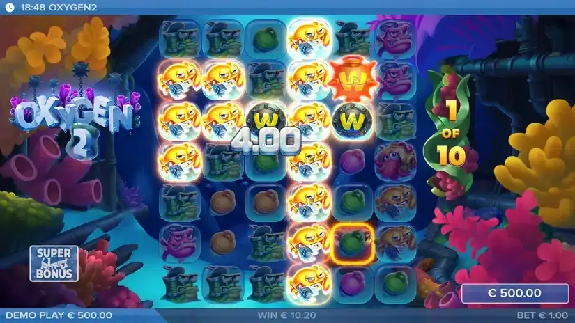 Oxygen 2 slot screenshot 