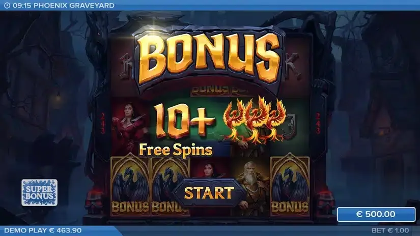 Phoenix Graveyard slot screenshot 6