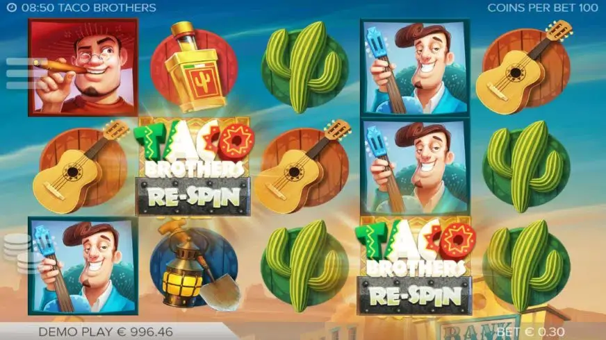Taco Brothers slot screenshot 3