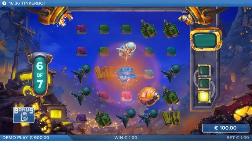 Tinkerbot slot screenshot 4