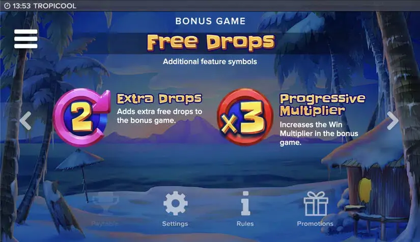 Tropicool slot screenshot 8