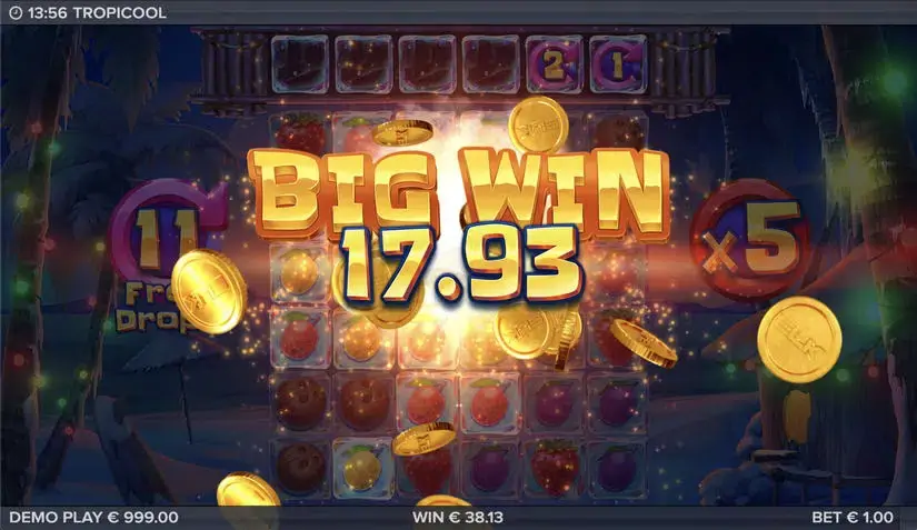 Tropicool slot screenshot 