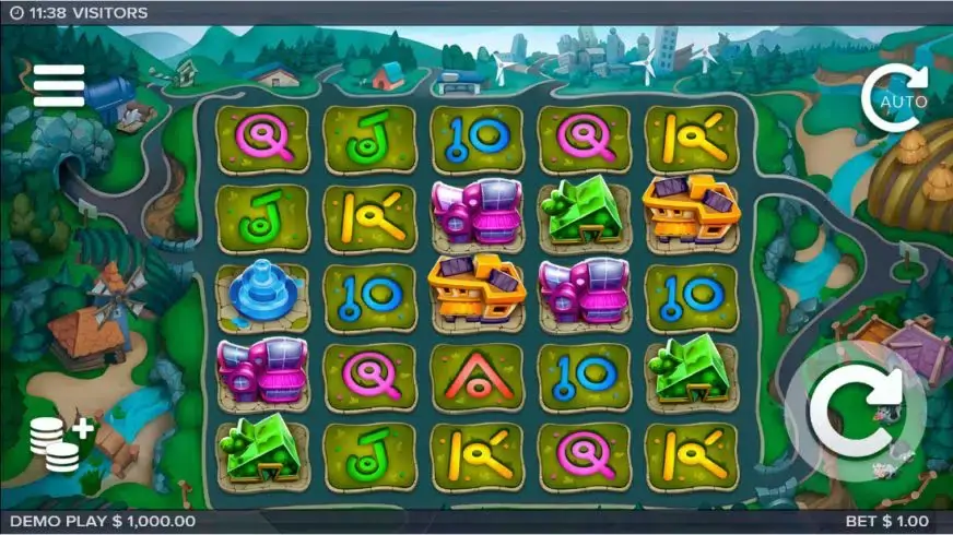 Visitors slot screenshot 