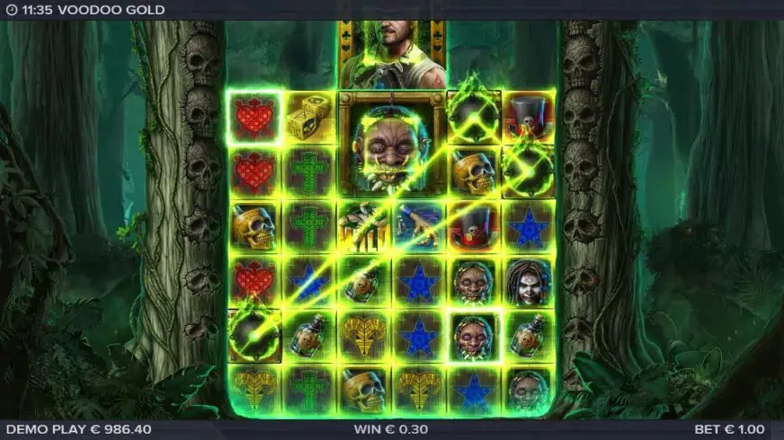 Voodoo Gold slot screenshot 3