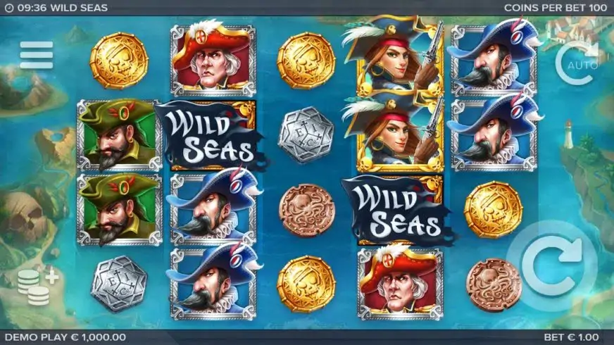 Wild Seas slot screenshot 1