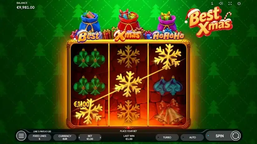 Best Xmas slot screenshot 2