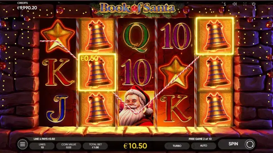 Book of Santa slot screenshot 