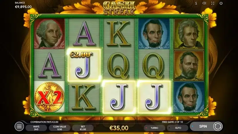 Cash Streak slot screenshot 5