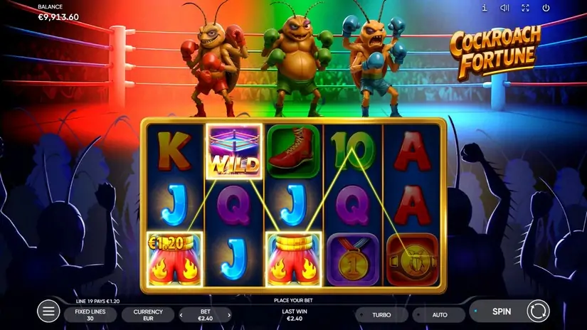 Cockroach Fortune slot screenshot 4