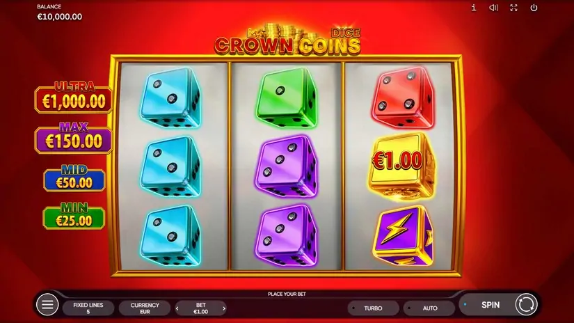 Crown Coins Dice slot screenshot 1