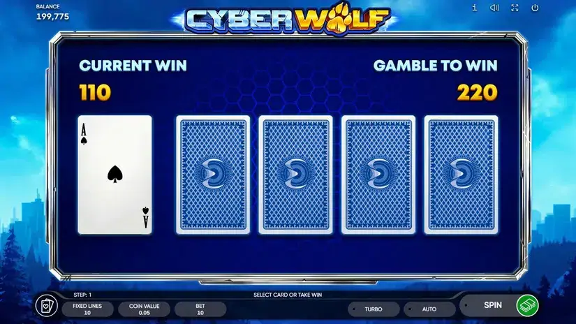Cyber Wolf slot screenshot 3