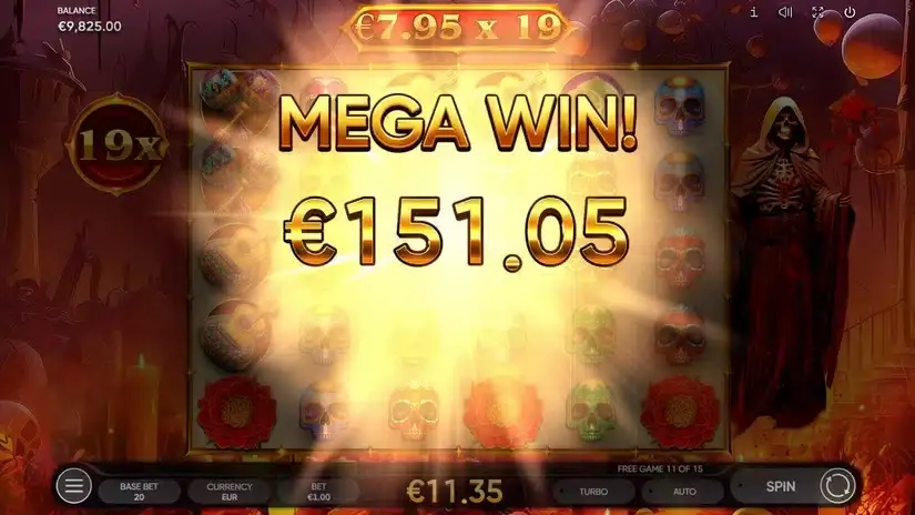 Dia de Los Muertos 2 slot screenshot 