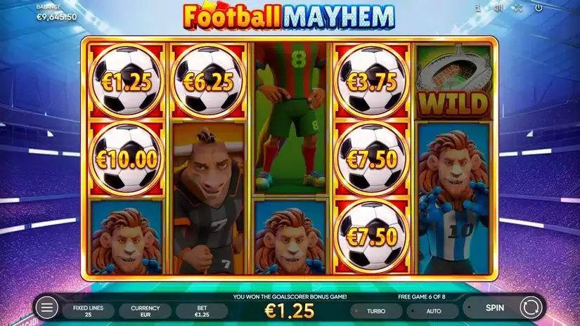 Football Mayhem slot screenshot 4