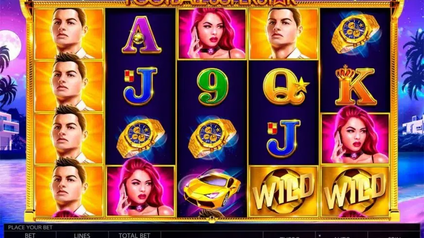 Football Superstar slot screenshot 4