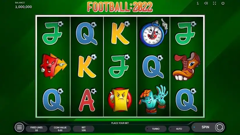 Football:2022 slot screenshot 1