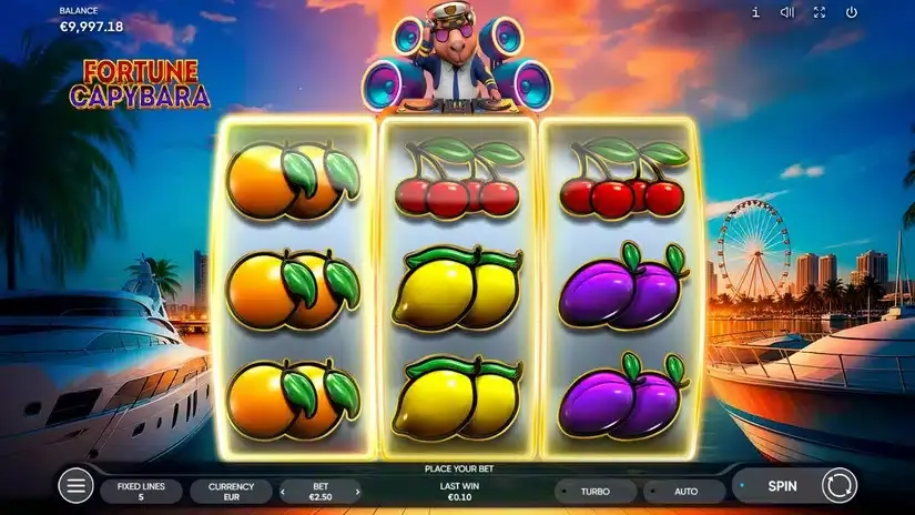 Fortune Capybara slot screenshot