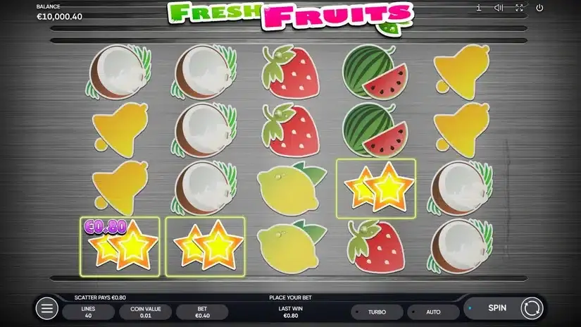 Fresh Fruits slot screenshot 2