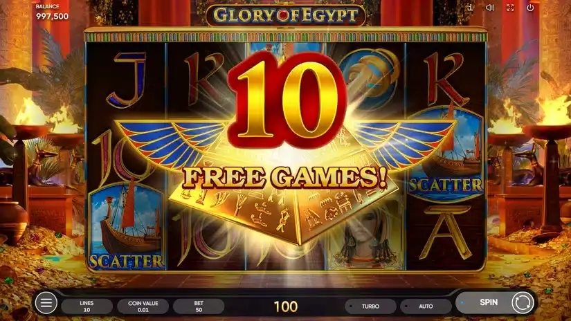Glory of Egypt slot screenshot 6