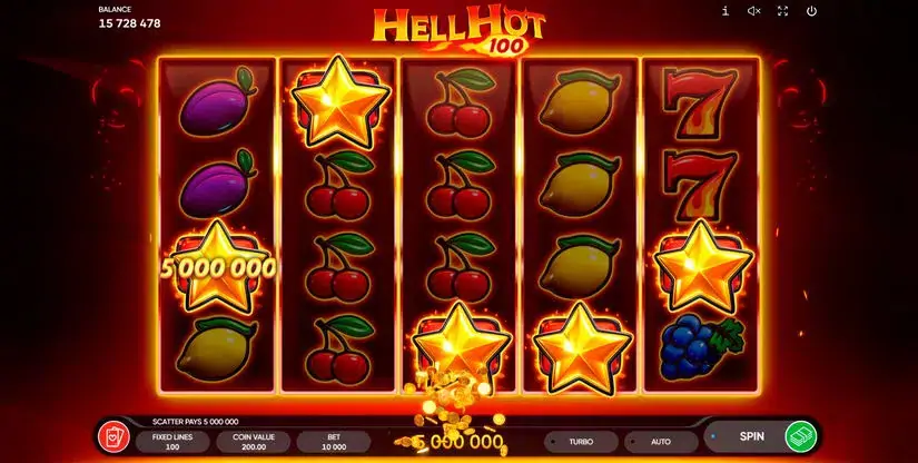 Hell Hot 100 slot screenshot 1