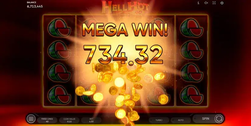 Hell Hot 40 slot screenshot 7