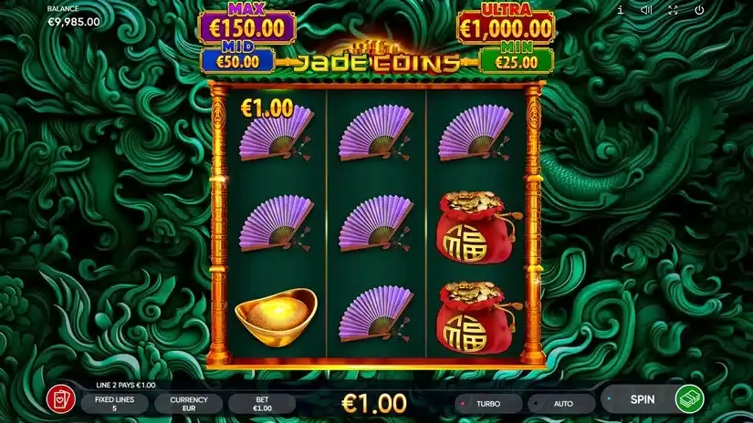 Jade Coins slot screenshot 4
