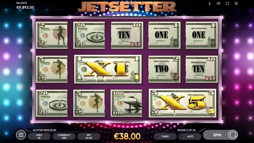 Jetsetter slot screenshot 6