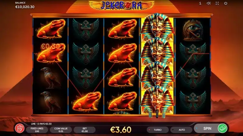 Joker Ra slot screenshot 4