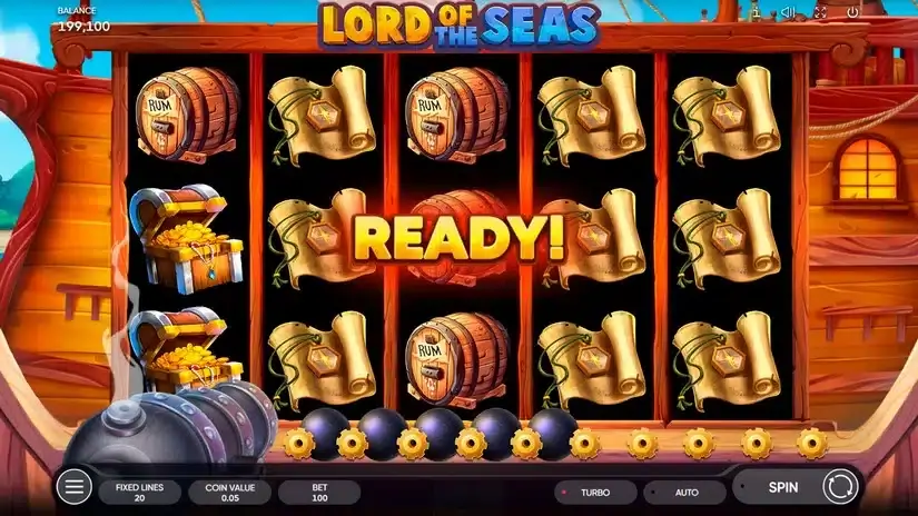 Lord Of The Seas slot screenshot 2