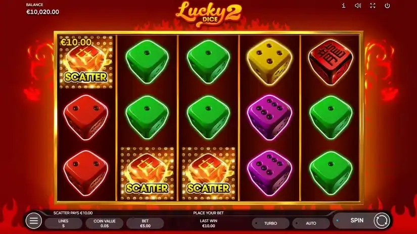 Lucky Dice 2 slot screenshot 4