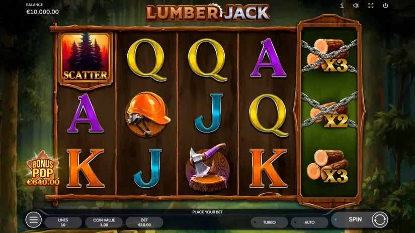 Lumber Jack slot screenshot 1