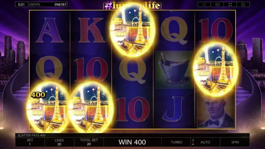 #Luxurylife slot screenshot 4