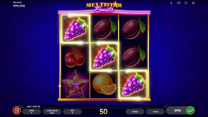 Multistar Fruits slot screenshot 2