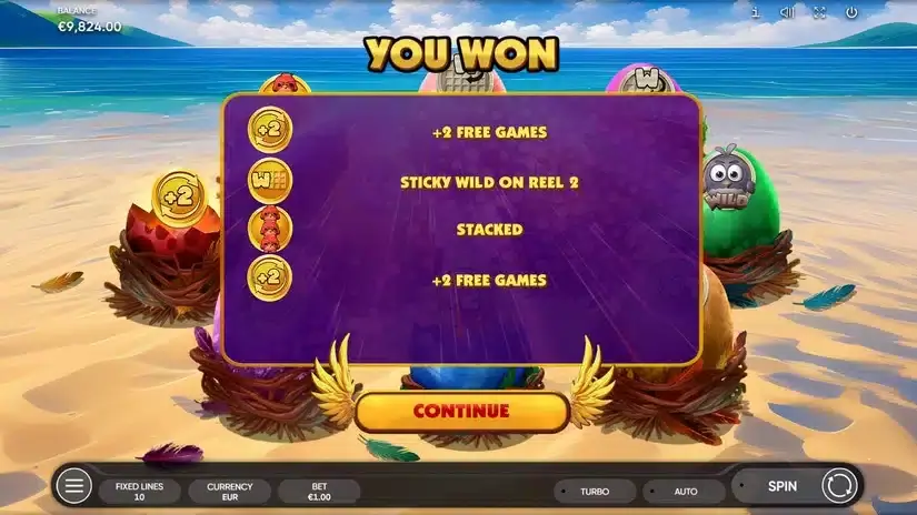 Raging Wings slot screenshot 4