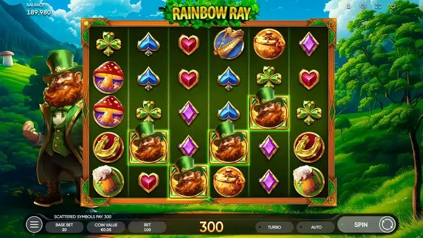 Rainbow Ray slot screenshot 2