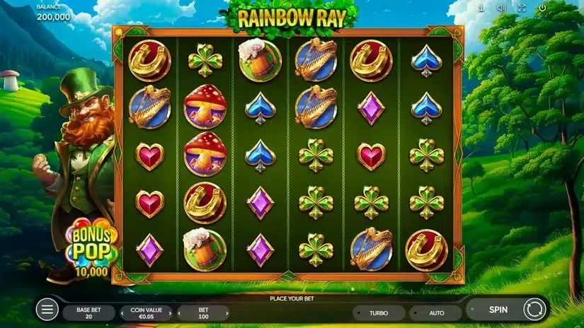 Rainbow Ray slot screenshot 1