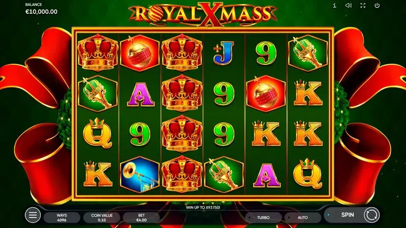 Royal Xmass slot screenshot 