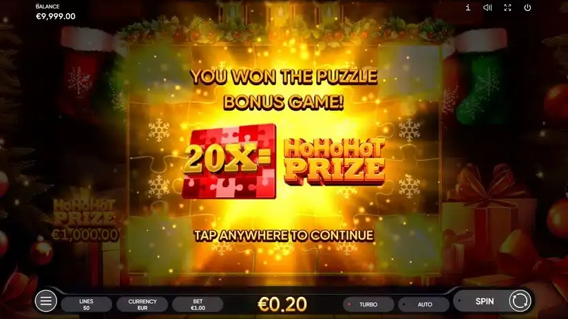 Santa’s Puzzle slot screenshot 3