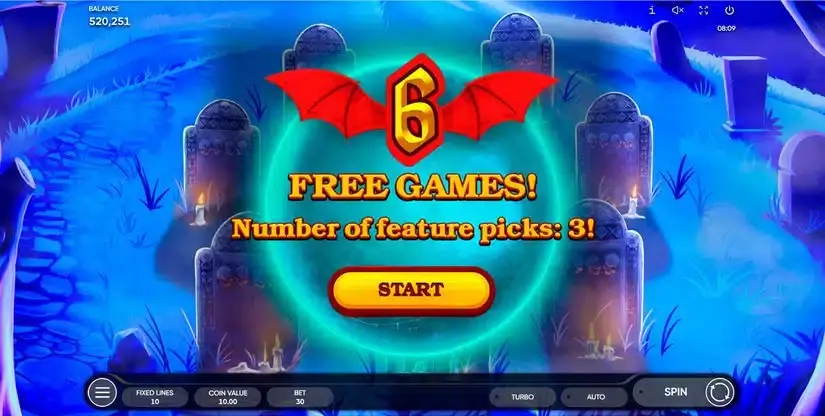 The Vampires 2 slot screenshot 4