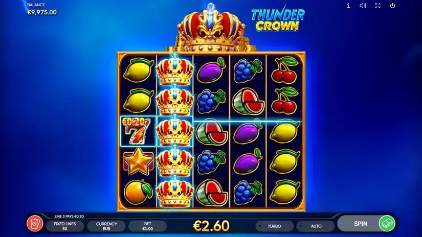 Thunder Crown slot screenshot 3